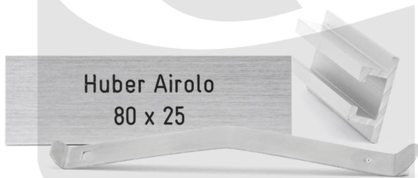 Briefkastenschild Huber Airolo